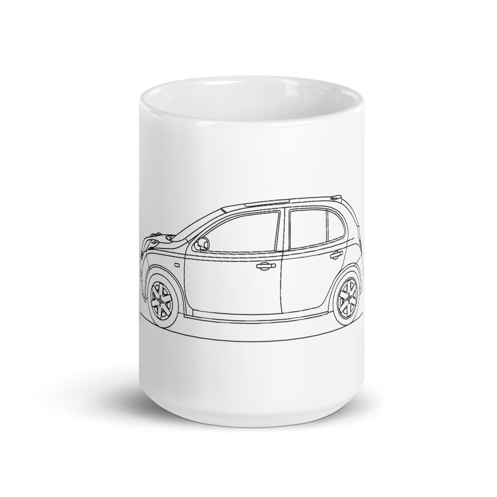 Nissan Micra K12 mug with modern design