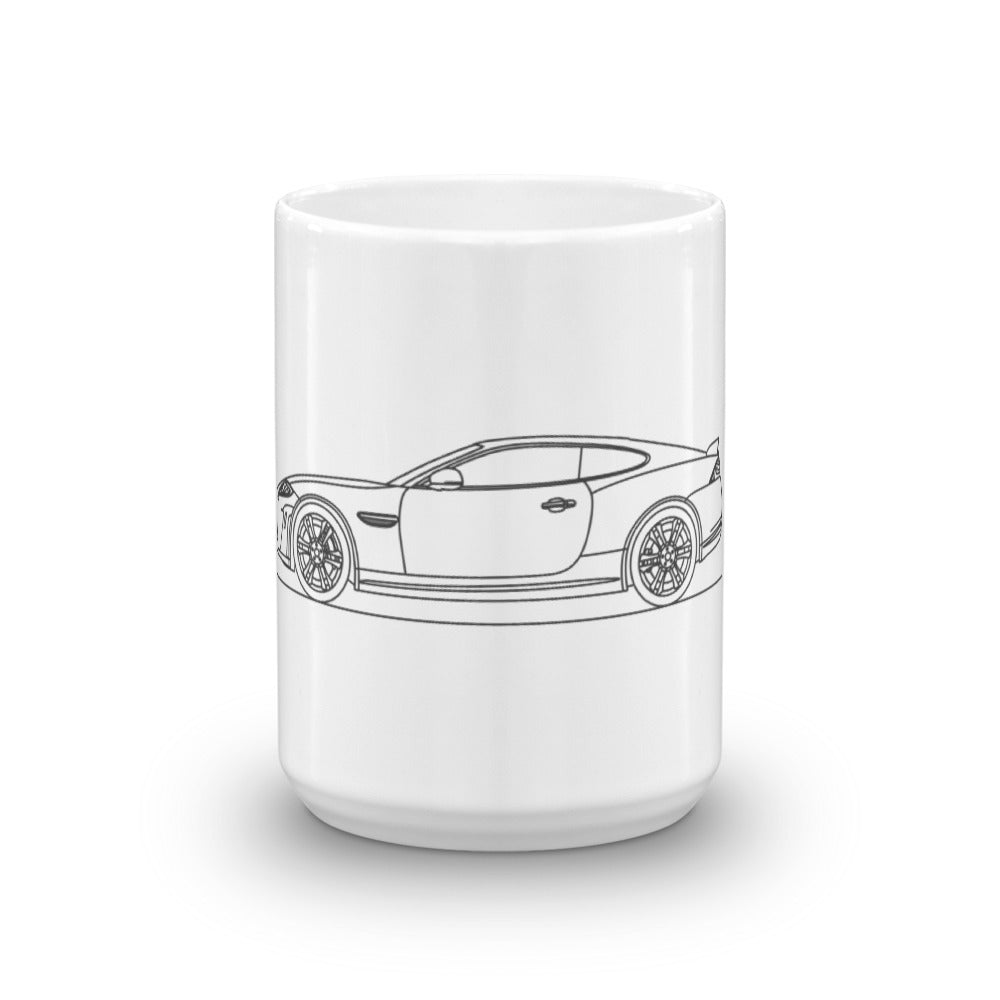 Jaguar XKR-S mug with sleek design