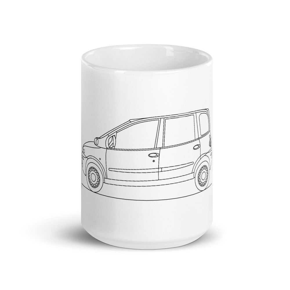 Fiat Multipla mug with unique design