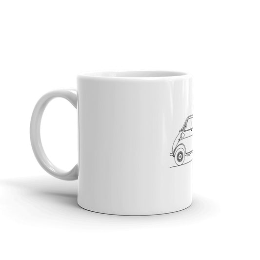 BMW Isetta mug with a 15oz capacity