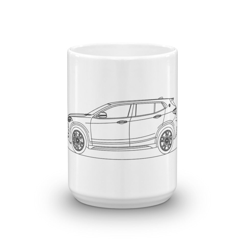BMW F39 X2 mug with sleek design
