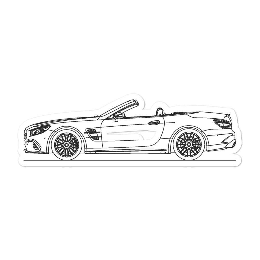 Mercedes-Benz SL 63 AMG R231 Outline sticker design