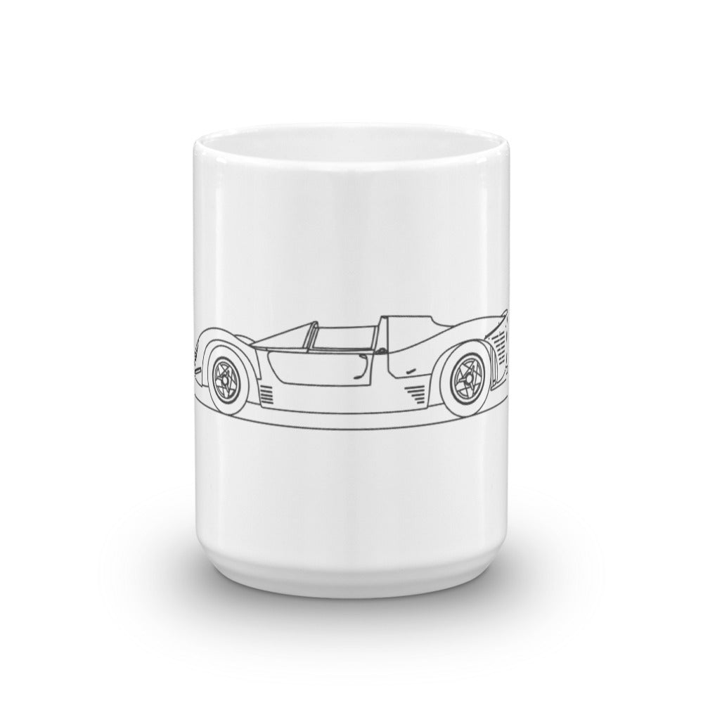Ferrari 330 P4 mug design displayed.