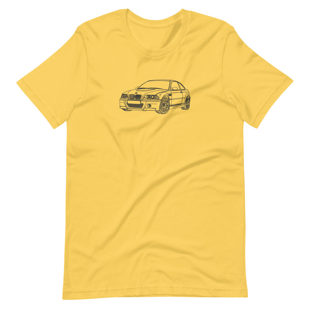 BMW E46 M3 FTQ t-shirt in solid color