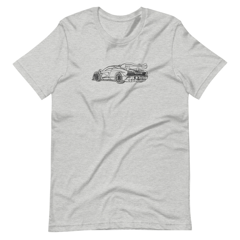 McLaren Senna RTQ t-shirt displayed on surface