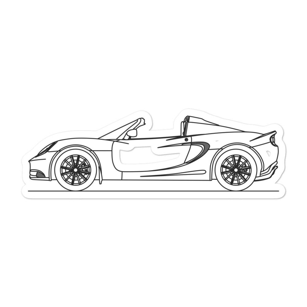 Lotus Elise Series 3 Silhouette sticker design