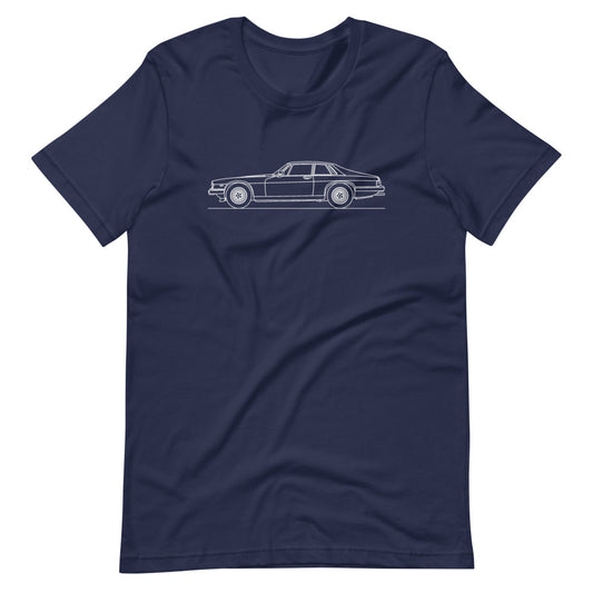 Jaguar XJS Series III outline t-shirt design