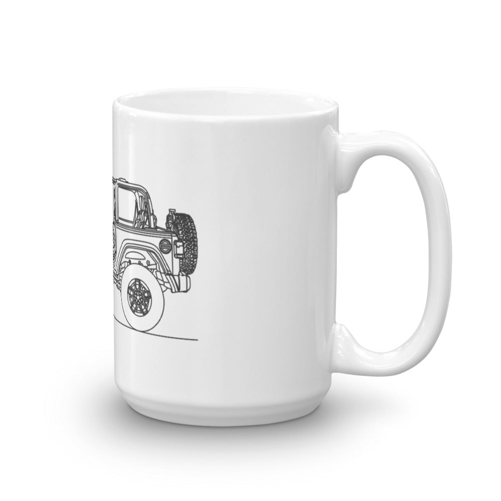 Jeep Wrangler JL mug with stylish design