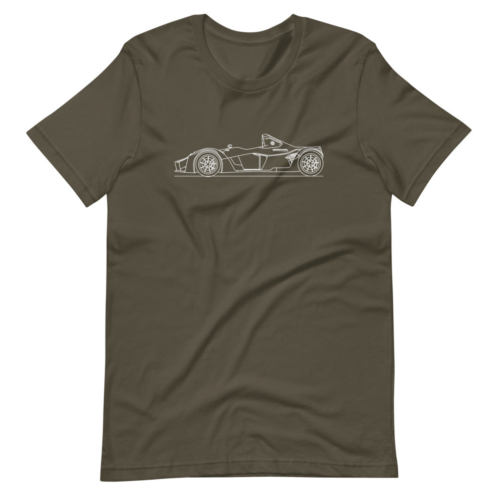 Black mono t-shirt with simple design