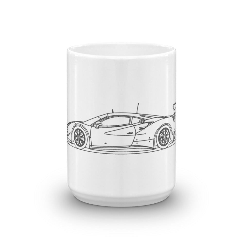 Ferrari 488 GT3 mug with sleek design