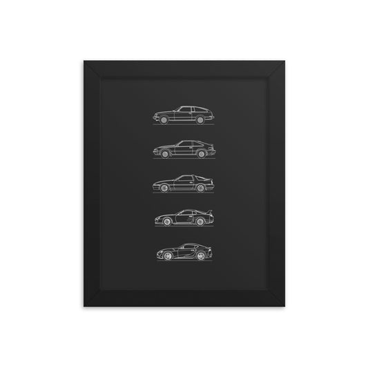 12x16 framed print of a vibrant landscape