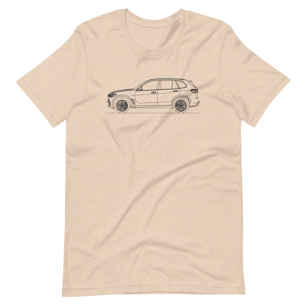 bmw g05 x5 t-shirt in vibrant design
