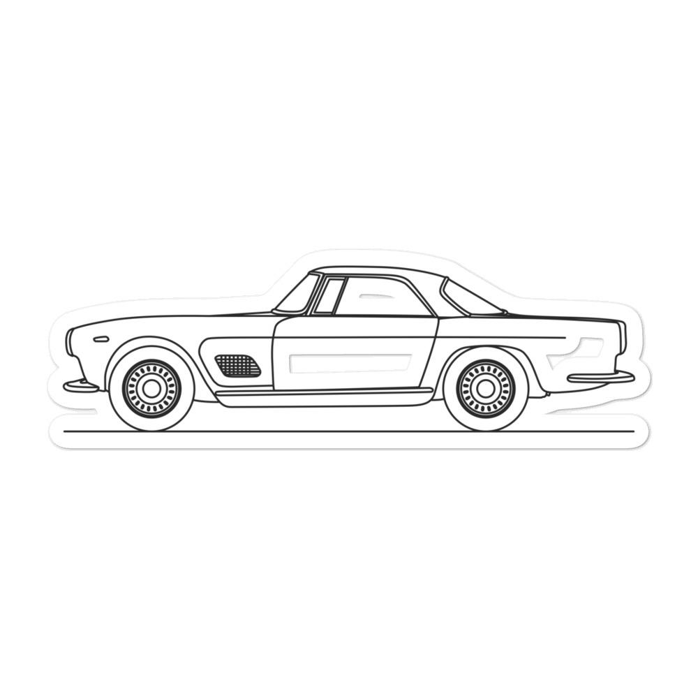 Maserati 3500GT Outline sticker on a surface