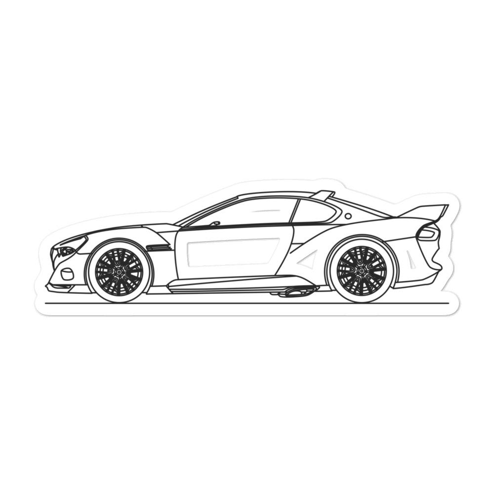 BMW 3.0 CSL Hommage R Outline sticker design