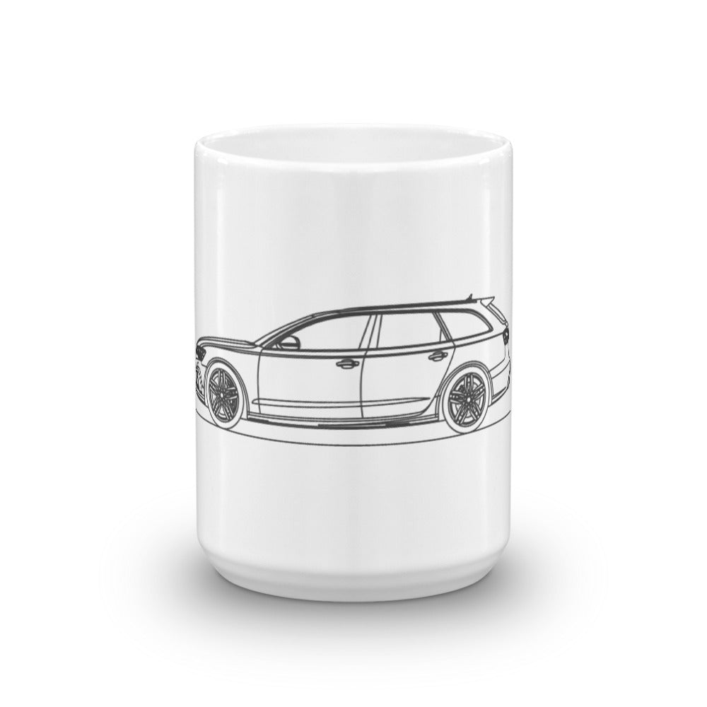 Audi C7 RS6 Avant mug with sleek design