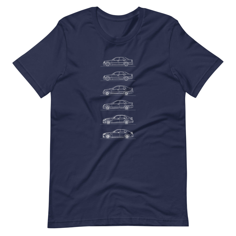Mercedes-Benz C-Class AMG silhouette t-shirt design