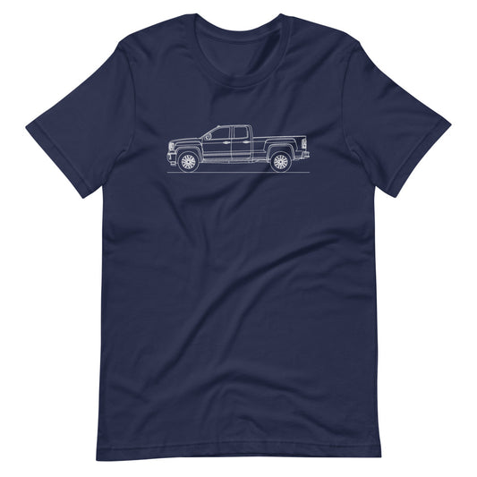 GMC Sierra 1500 SLE t-shirt design displayed
