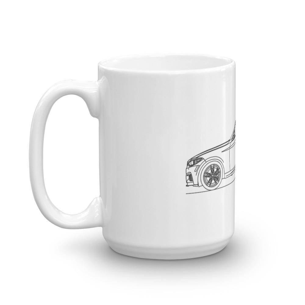 Mug featuring BMW F22 M235i design