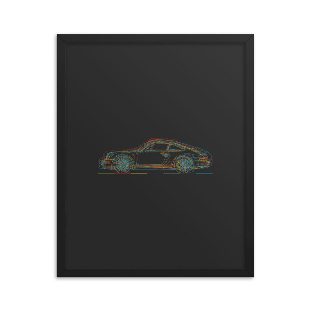 Porsche 911 Singular Evolution Poster