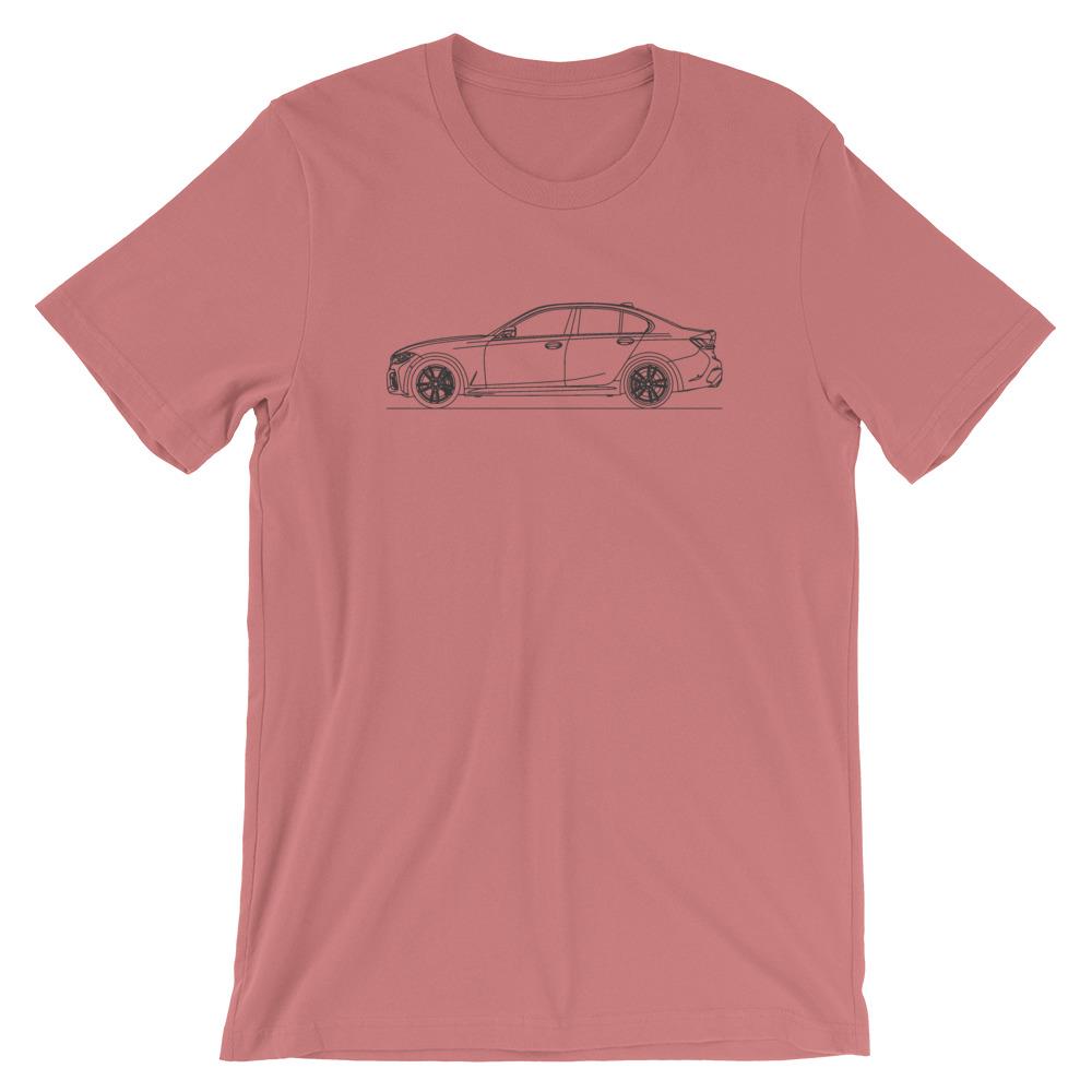 bmw-g20-m340i-xdrive-t-shirt design on cotton fabric