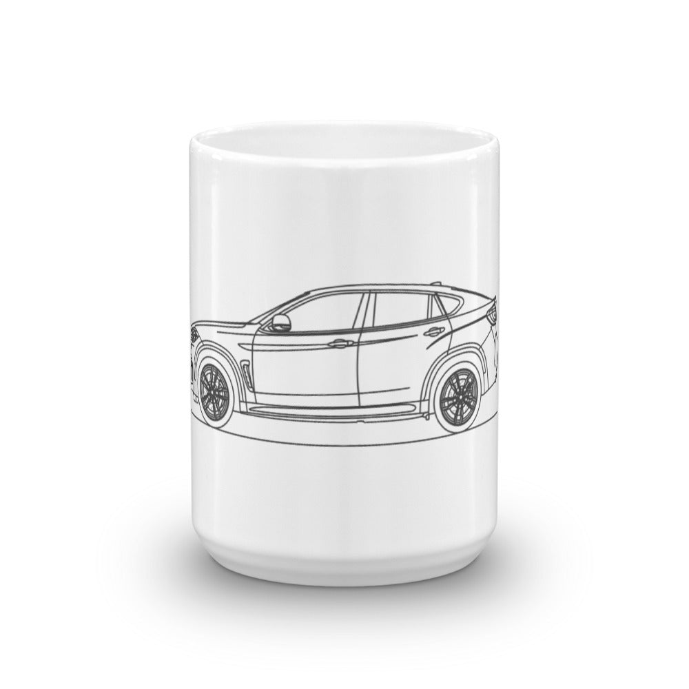 BMW F16 X6M mug with stylish design