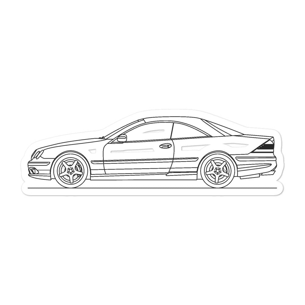 Mercedes-Benz CL 65 AMG C215 Outline sticker design