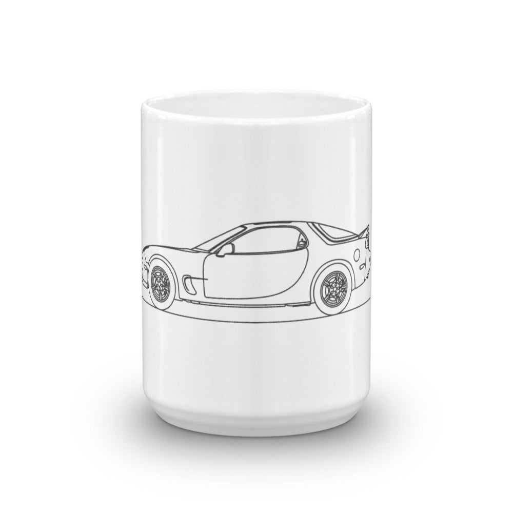 Mazda FD RX-7 mug with sleek design