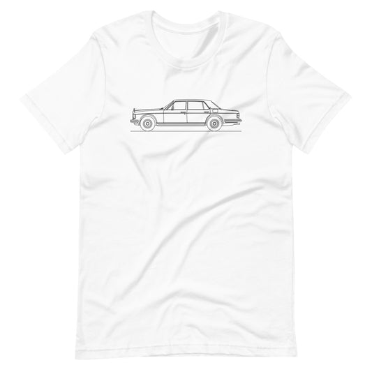 Rolls Royce Silver Spur t-shirt design displayed