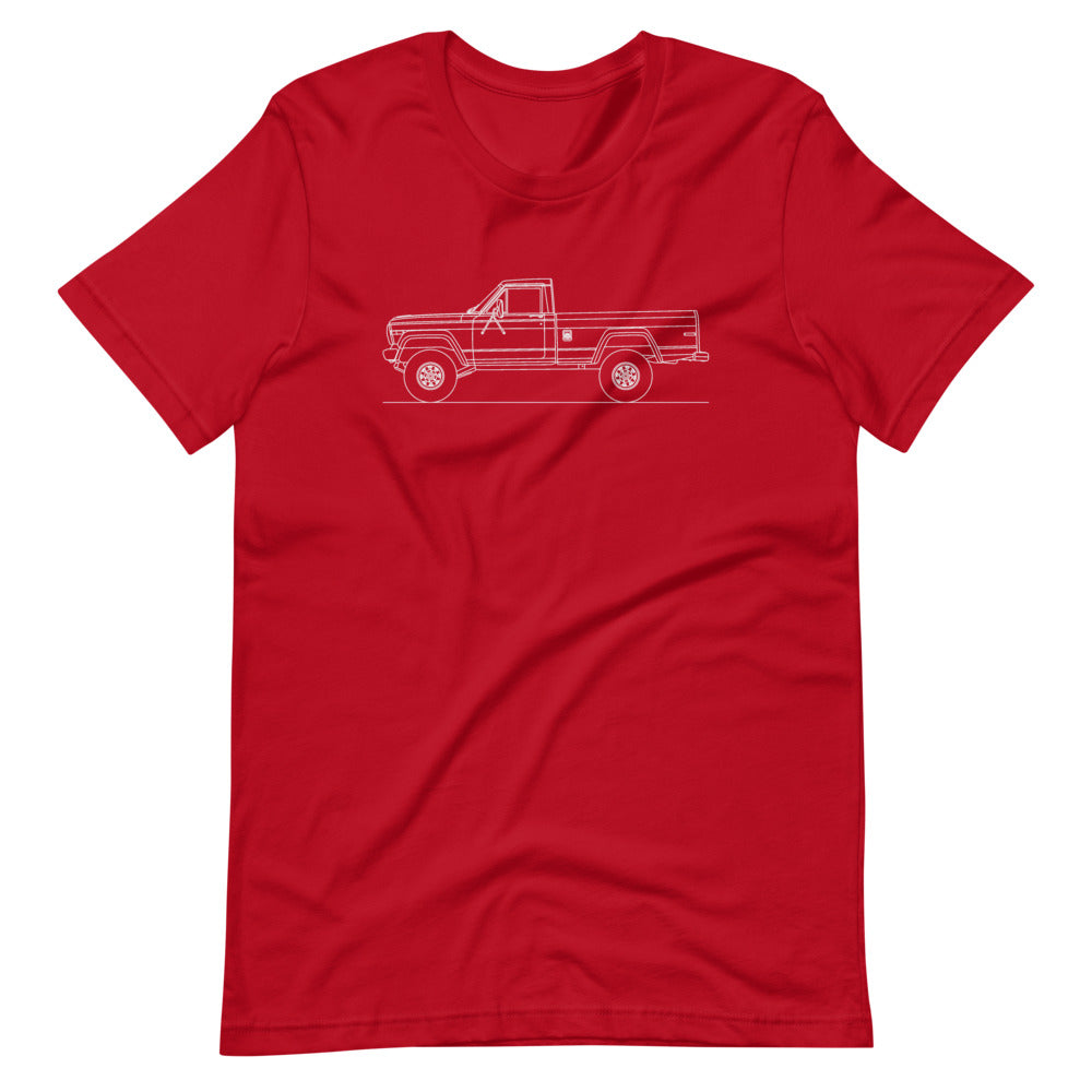 Jeep J10 pickup t-shirt in vibrant colors