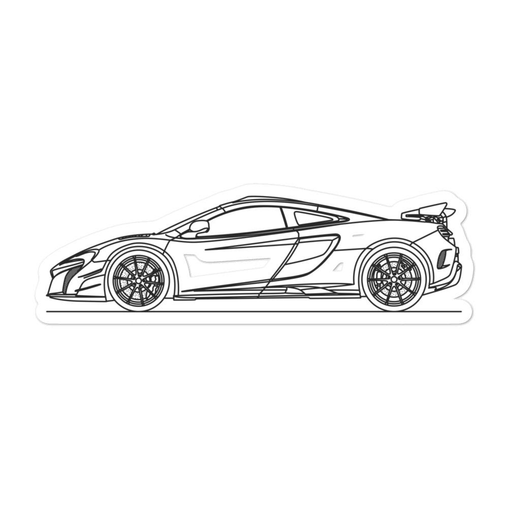 McLaren 688 HS MSO Outline sticker on surface
