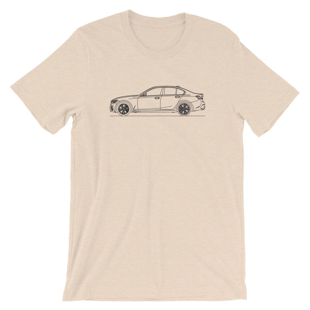 BMW G20 M340i xDrive t-shirt design.