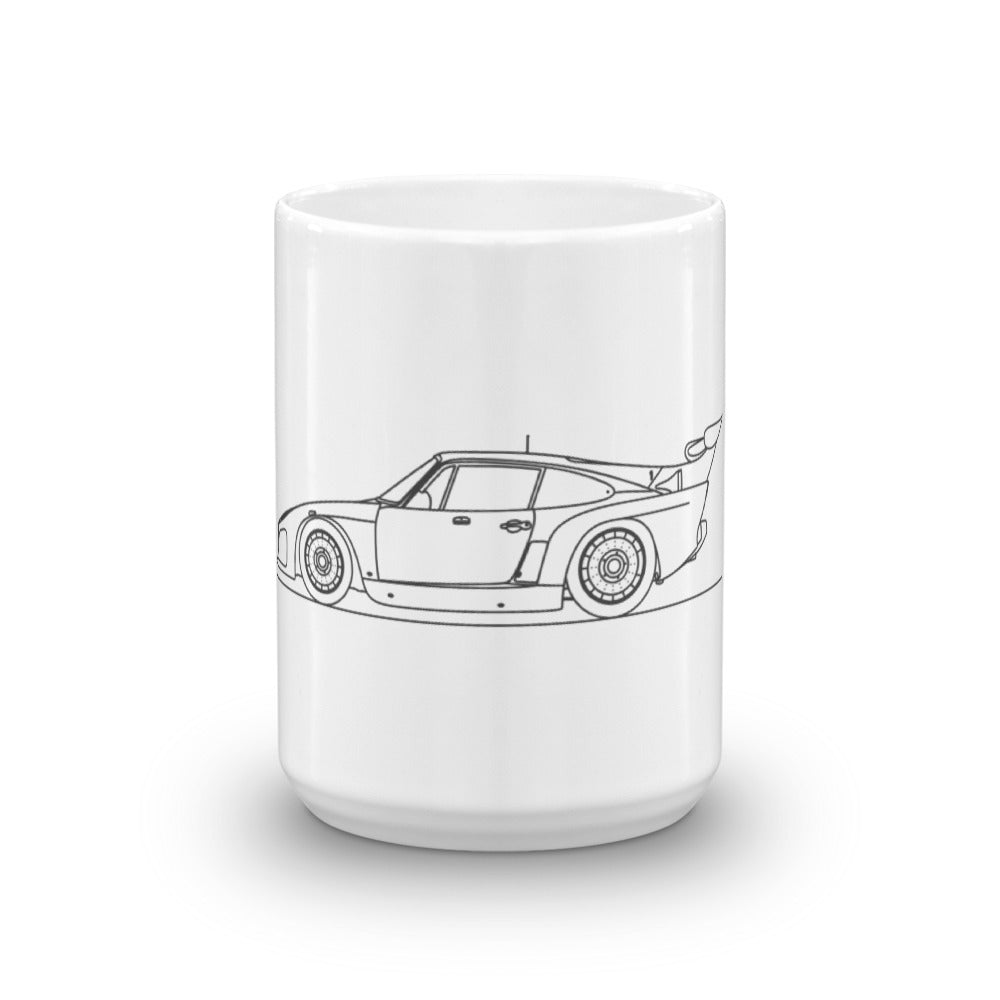 Porsche 911 935 K3 mug in image.