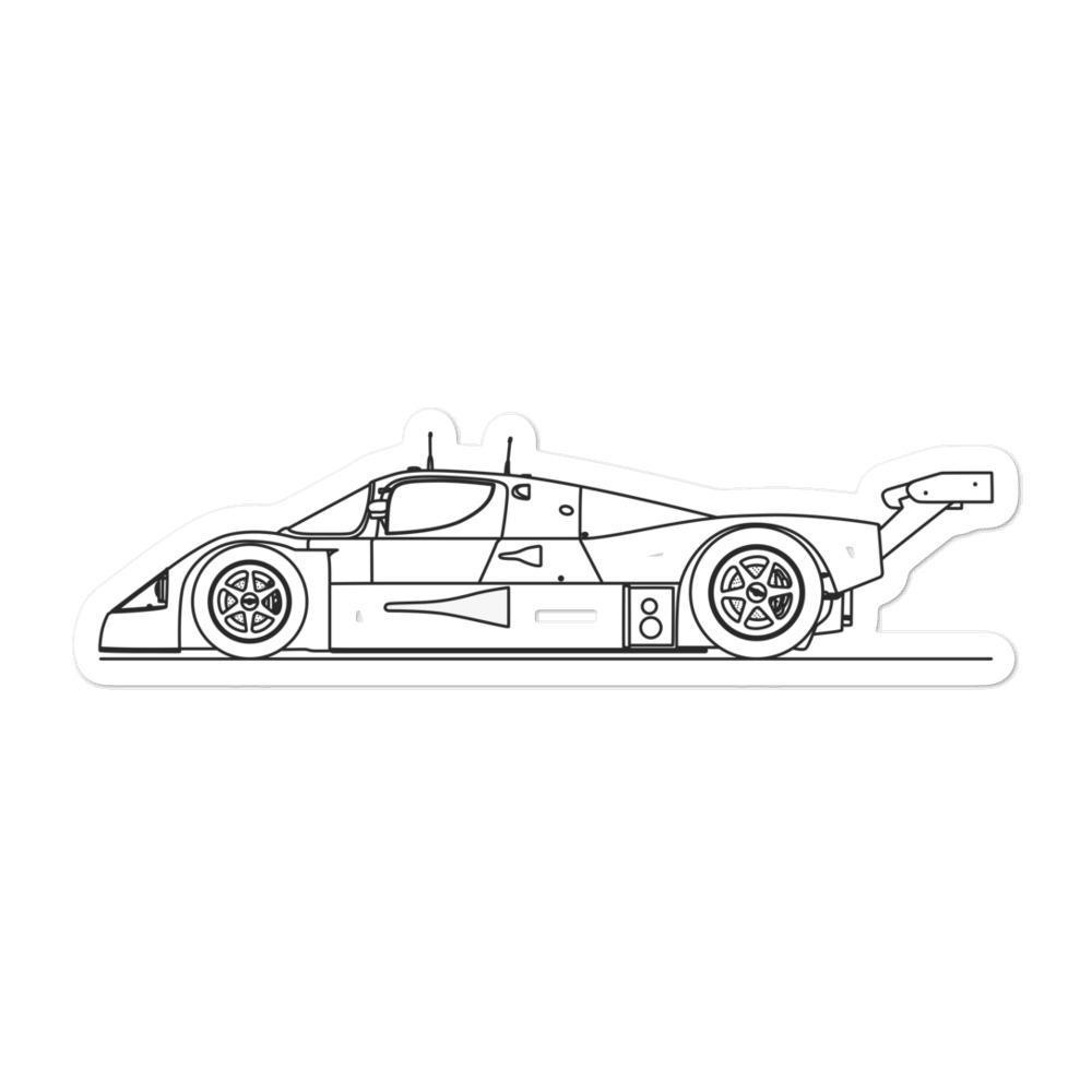 Mercedes-Benz Sauber C9 silhouette sticker design