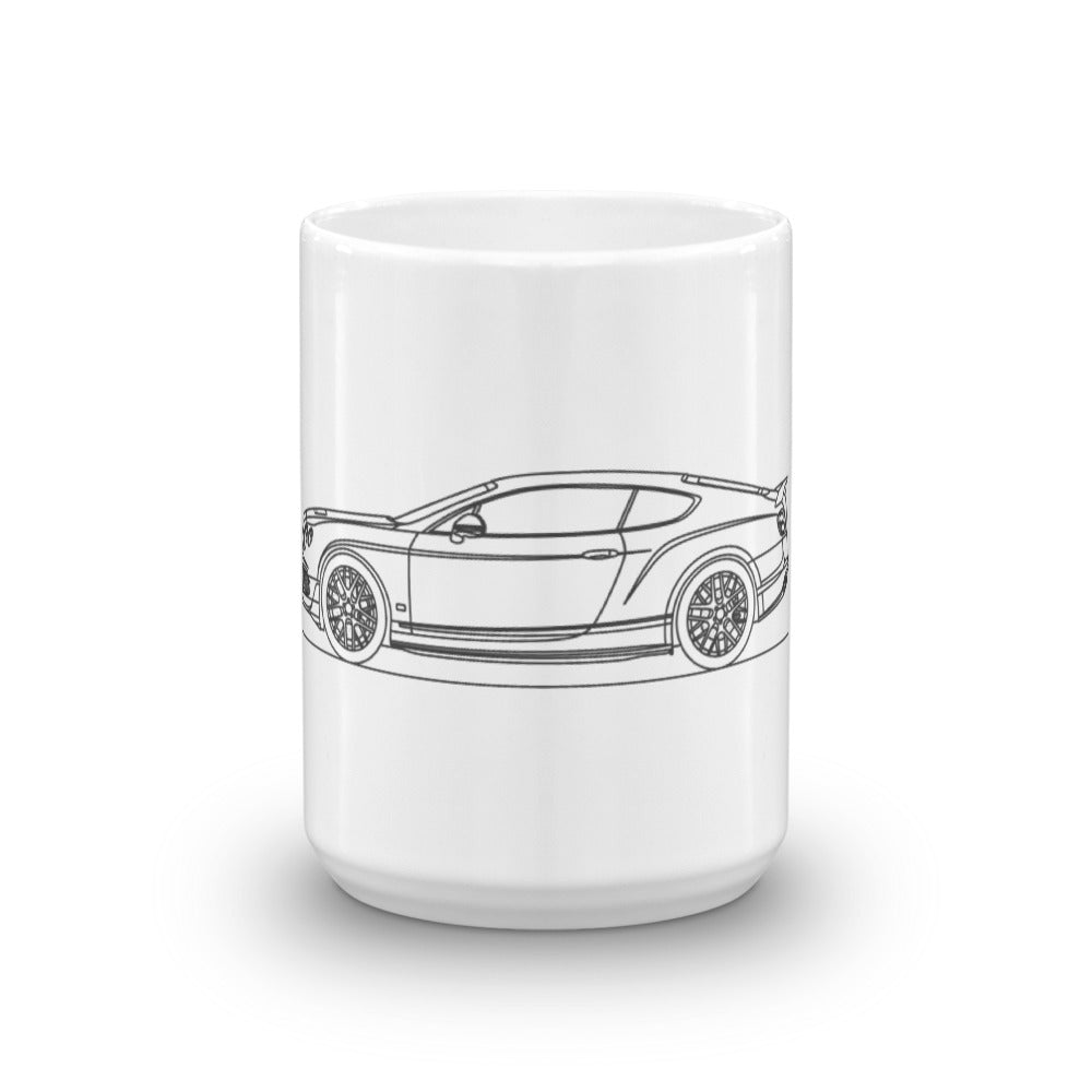 Bentley Continental GT3-R minimal mug design