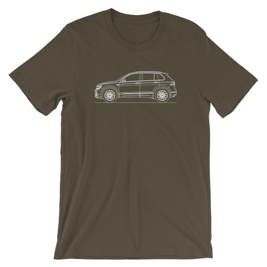 Volkswagen Tiguan II R-Line t-shirt design