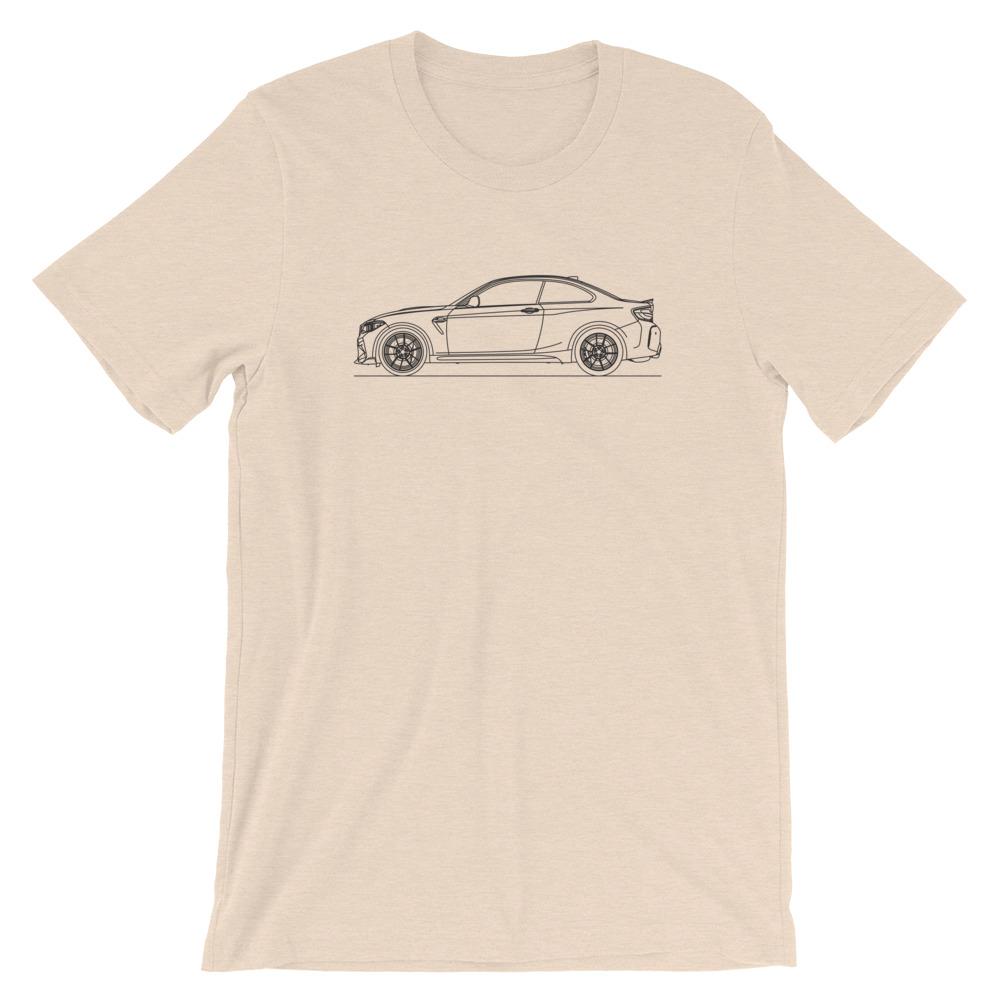 bmw f87 m2 cs t-shirt in black