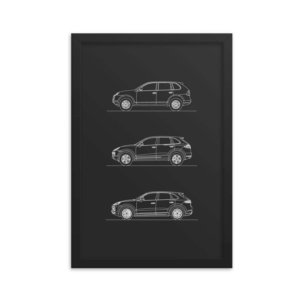 Porsche Cayenne Evolution Poster