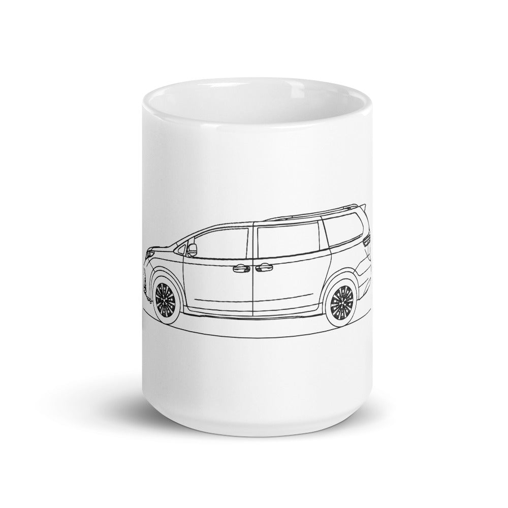 Toyota Sienna XL30 mug on a white background