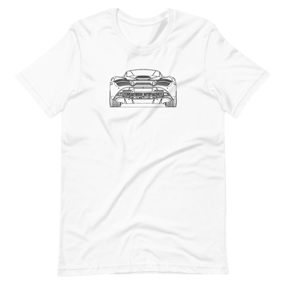 McLaren 720S rear t-shirt in vibrant design