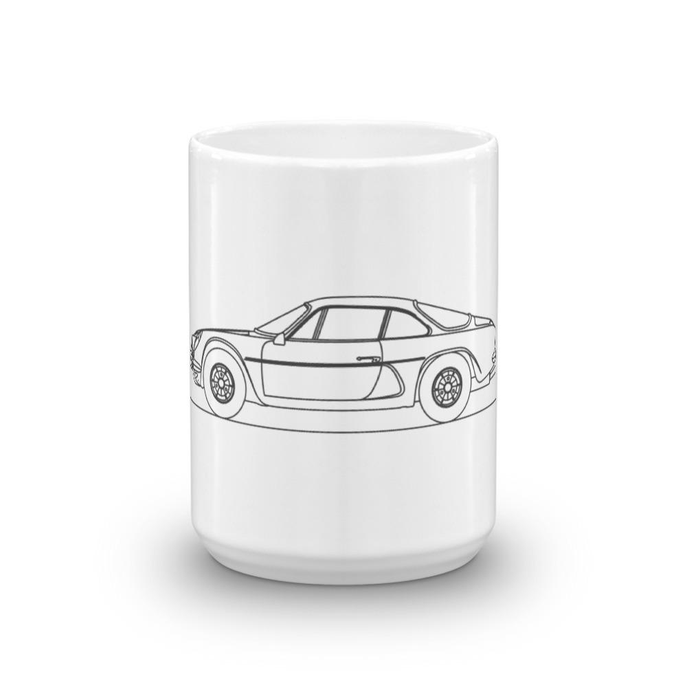 Alpine A110 classic mug on a white background