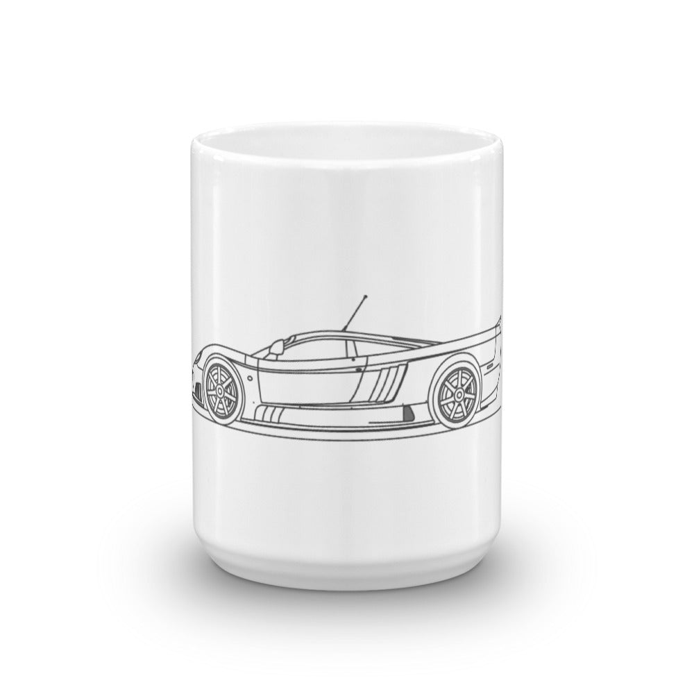Saleen S7 mug displayed in a stylish design