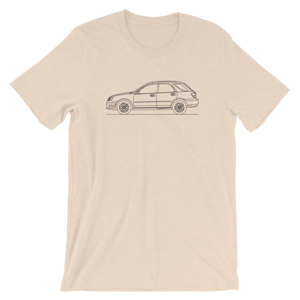 Subaru Impreza II Wagon t-shirt design