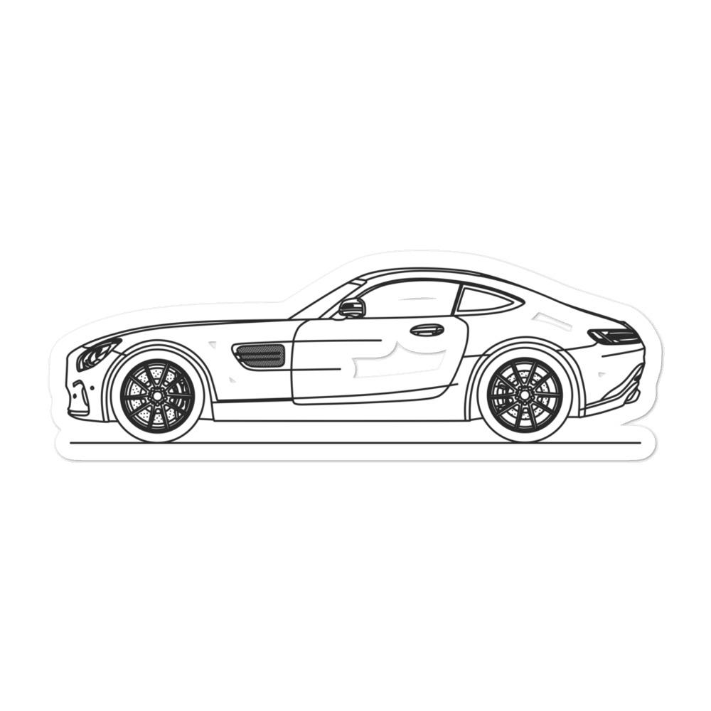 Mercedes-AMG GT S C190 Silhouette car sticker
