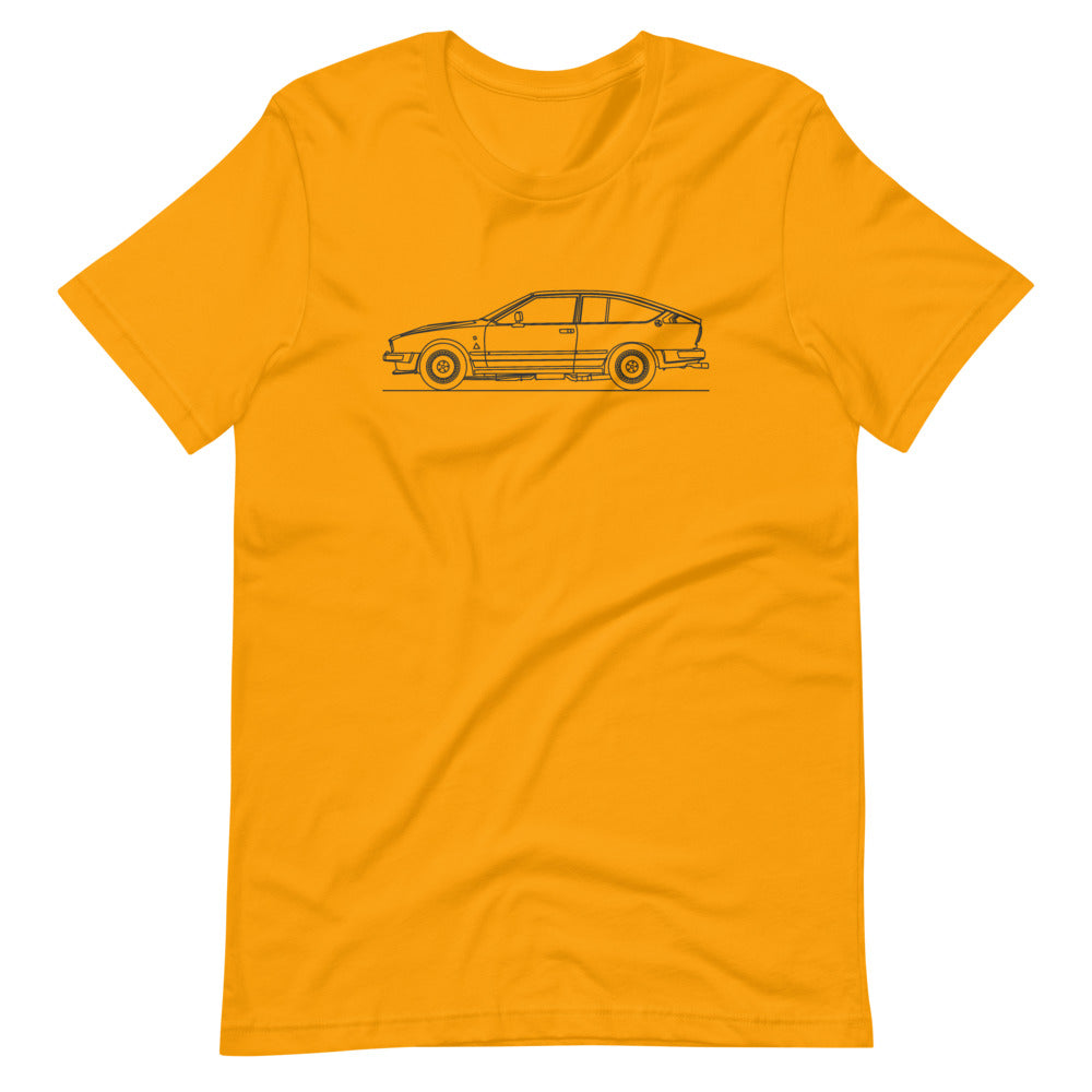 Alfa Romeo GTV6 t-shirt in black design