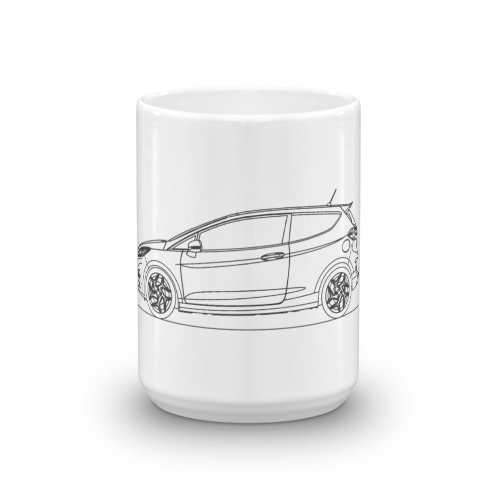 Ford Fiesta VII ST mug design in image