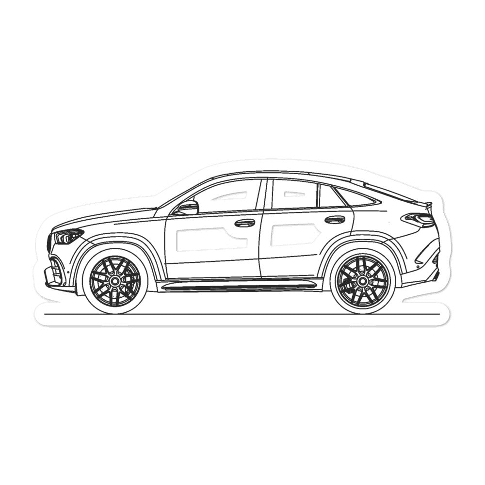 Mercedes-AMG GLE 63 Coupe Outline sticker design
