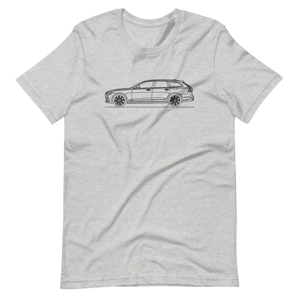 Volvo V90 T-shirt displayed on a mannequin