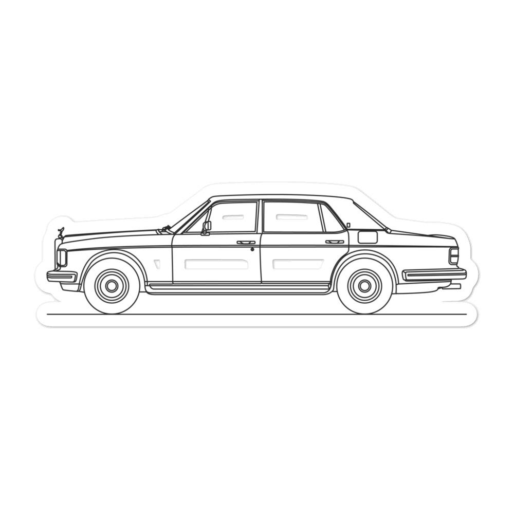 Rolls-Royce Silver Spur Silhouette sticker design