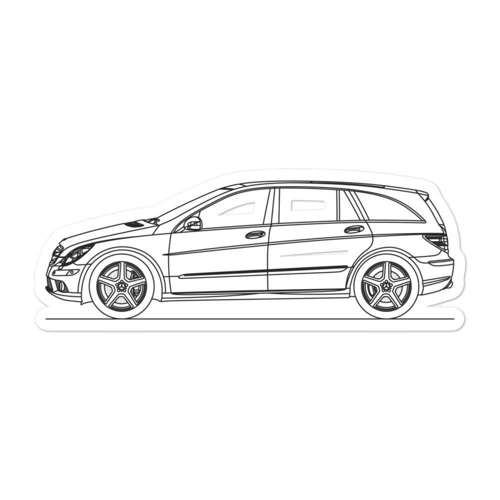 Mercedes-Benz R 63 AMG W251 Outline sticker design