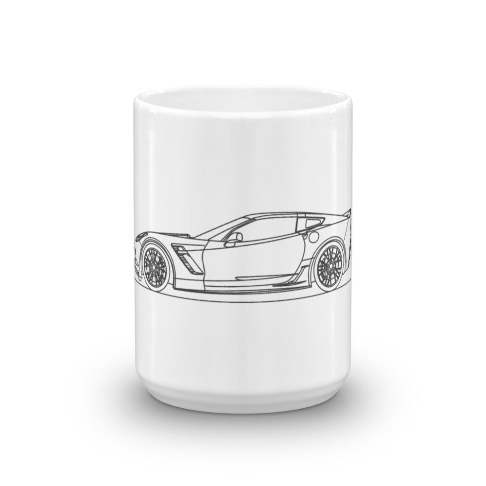 Chevrolet Corvette C7 Z06 mug design.